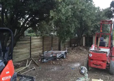 Création mur en rondin à proximité d'Avignon